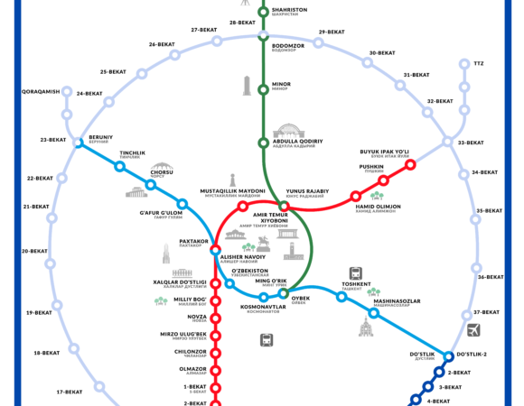 Toshkent Metropoliteni: O’zbekiston Poytaxtining Yerosti Javohiri