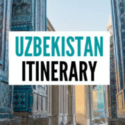 Uzbekistan itinerary solo