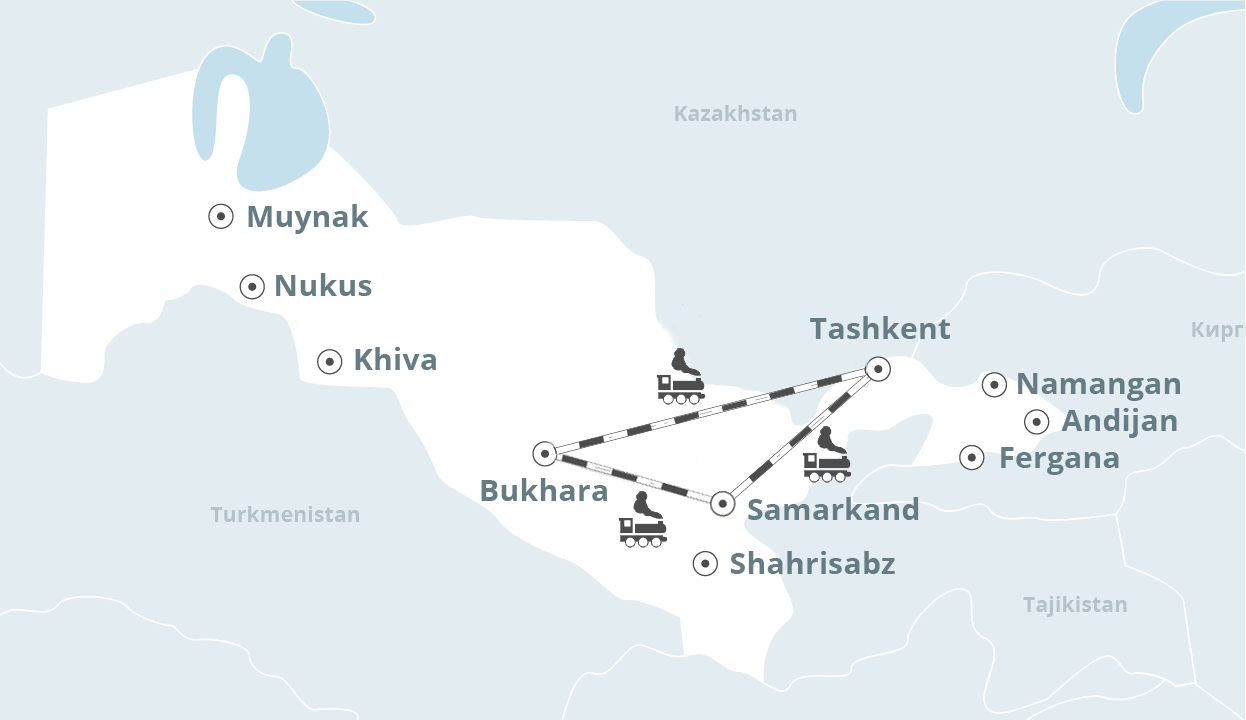 route Uzbekistan travel blog