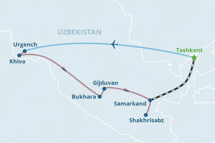 Safe Uzbekistan Itinerary
